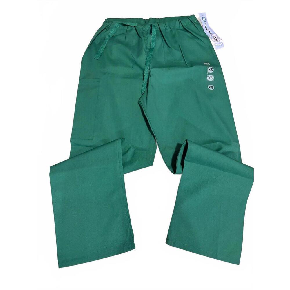 FUNDAMENTALS WOMENS SCRUB PANTS XS  NEW‎ WITH TAGS IVY GREEN